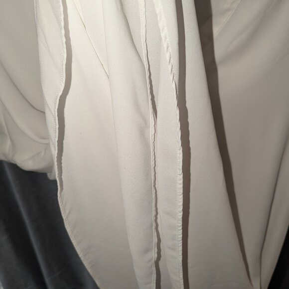Cap Sleeve Split Neck Blouse - R Essentials - Sz 2X - Picture 3 of 3